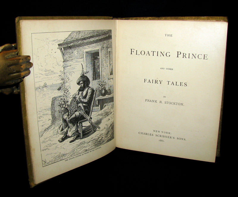 1881 Scarce Book - The Floating Prince and Other Fairy Tales by Frank R. Stockton