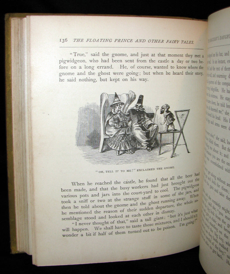 1881 Scarce Book - The Floating Prince and Other Fairy Tales by Frank R. Stockton