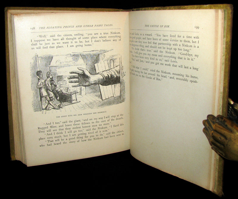 1881 Scarce Book - The Floating Prince and Other Fairy Tales by Frank R. Stockton
