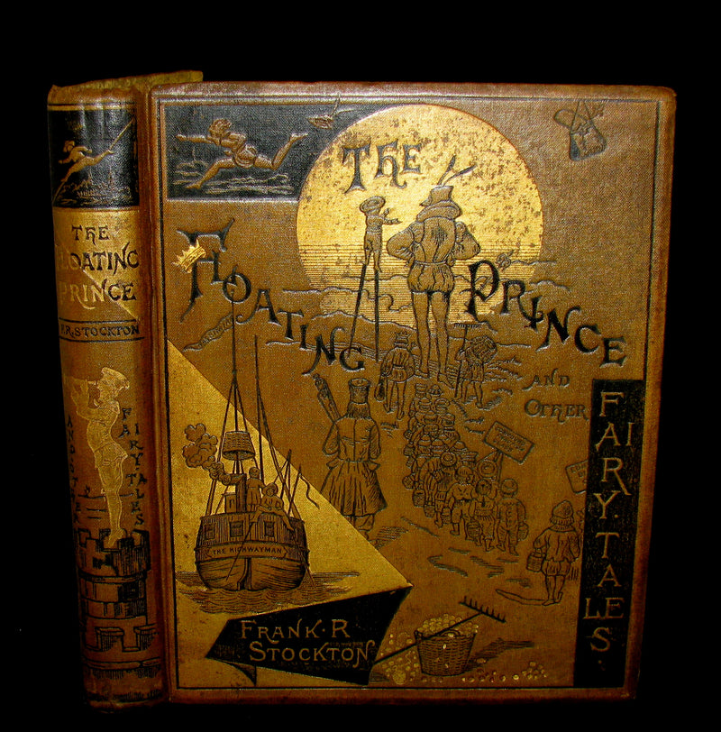 1881 Scarce Book - The Floating Prince and Other Fairy Tales by Frank R. Stockton