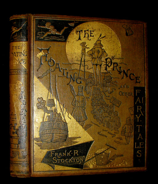 1881 Scarce Book - The Floating Prince and Other Fairy Tales by Frank R. Stockton