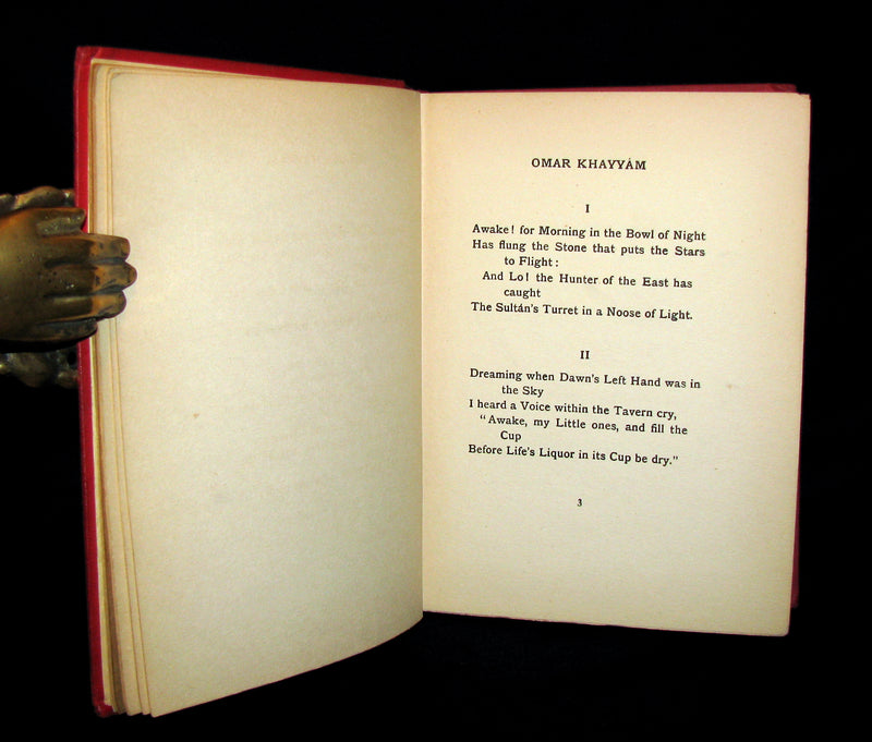 1909 Rare Book - Rubaiyat of Omar Khayyam beautifully Illustrated By Edmund Dulac