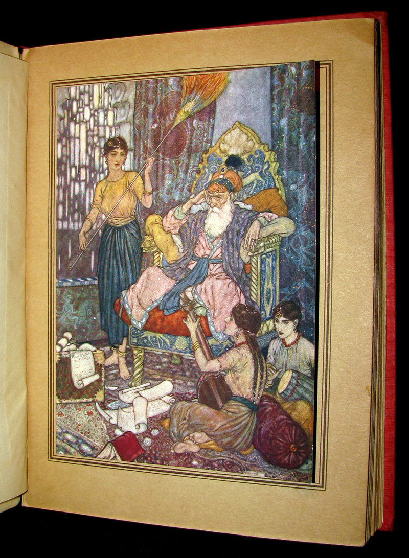 1909 Rare Book - Rubaiyat of Omar Khayyam beautifully Illustrated By Edmund Dulac