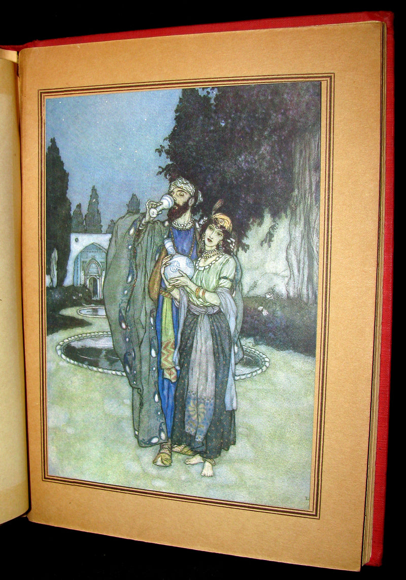 1909 Rare Book - Rubaiyat of Omar Khayyam beautifully Illustrated By Edmund Dulac