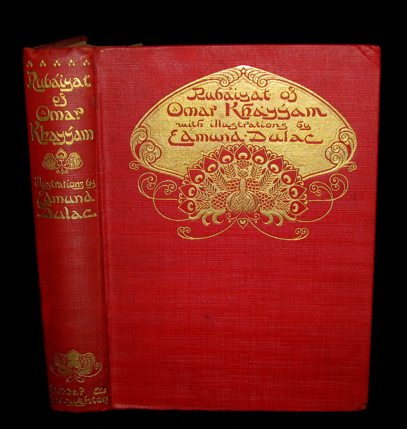 1909 Rare Book - Rubaiyat of Omar Khayyam beautifully Illustrated By Edmund Dulac