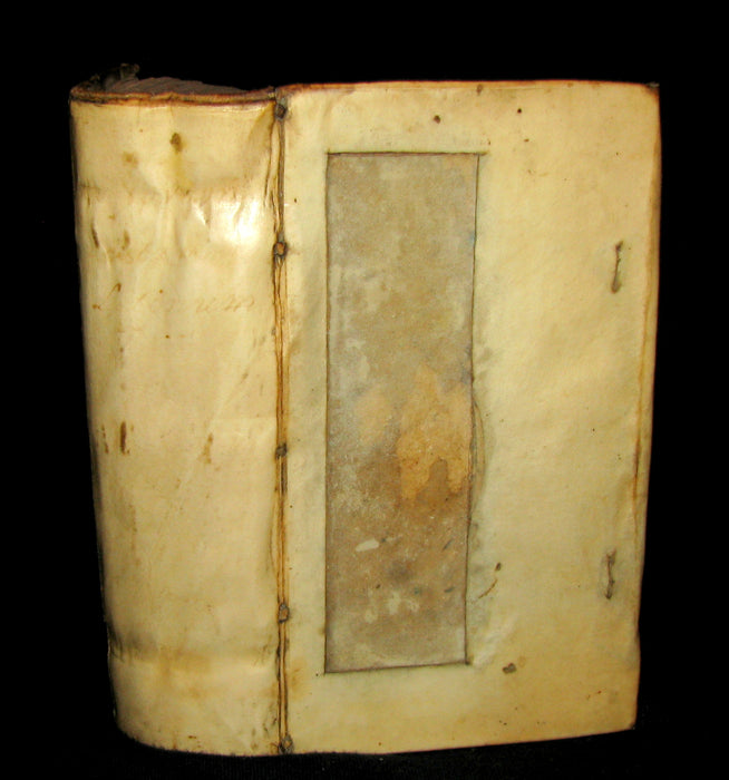 1633 Rare Latin vellum Book - Novum Jesu Christi Testamentum - New Testament - Bible