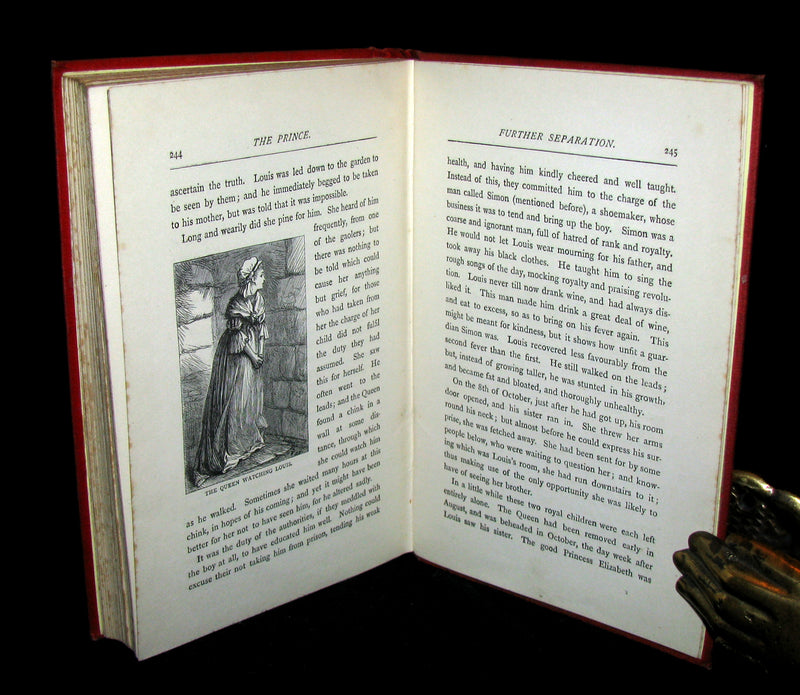 1885 Rare Victorian Book - The Peasant and the Prince by Harriet Martineau. Illustrated.