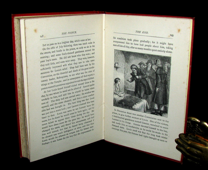 1885 Rare Victorian Book - The Peasant and the Prince by Harriet Martineau. Illustrated.