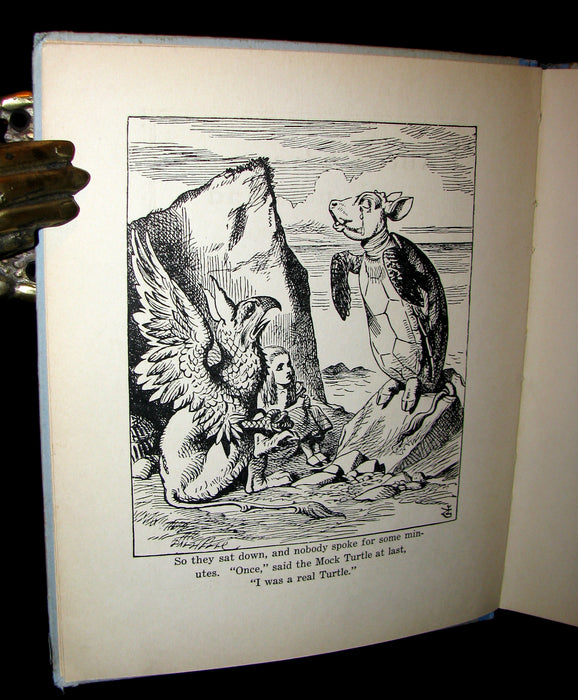 1920's Rare Saalfield Edition - Alice's Adventures in Wonderland by Lewis Carroll