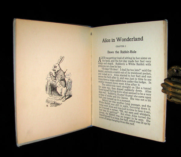 1920's Rare Saalfield Edition - Alice's Adventures in Wonderland by Lewis Carroll