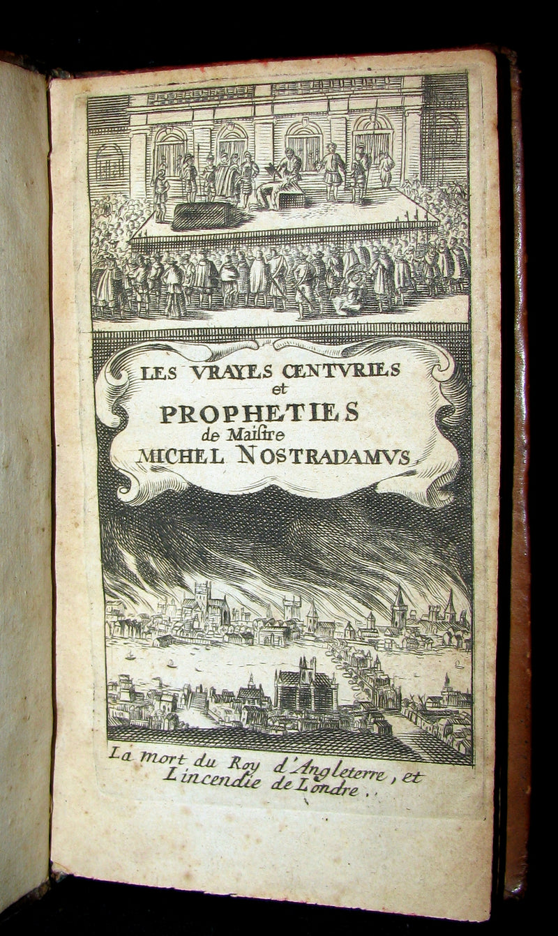 1669 Scarce French Book ~ NOSTRADAMUS Prophecies ~ Les Vrayes Centuries et Propheties.