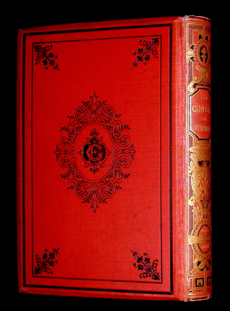 1890 Rare illustrated French Book ~ Les Contes de Perrault - Fairy Tales