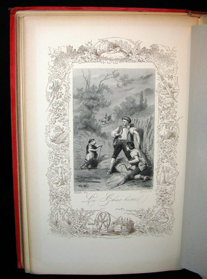 1890 Rare illustrated French Book ~ Les Contes de Perrault - Fairy Tales