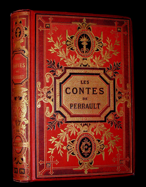 1890 Rare illustrated French Book ~ Les Contes de Perrault - Fairy Tales