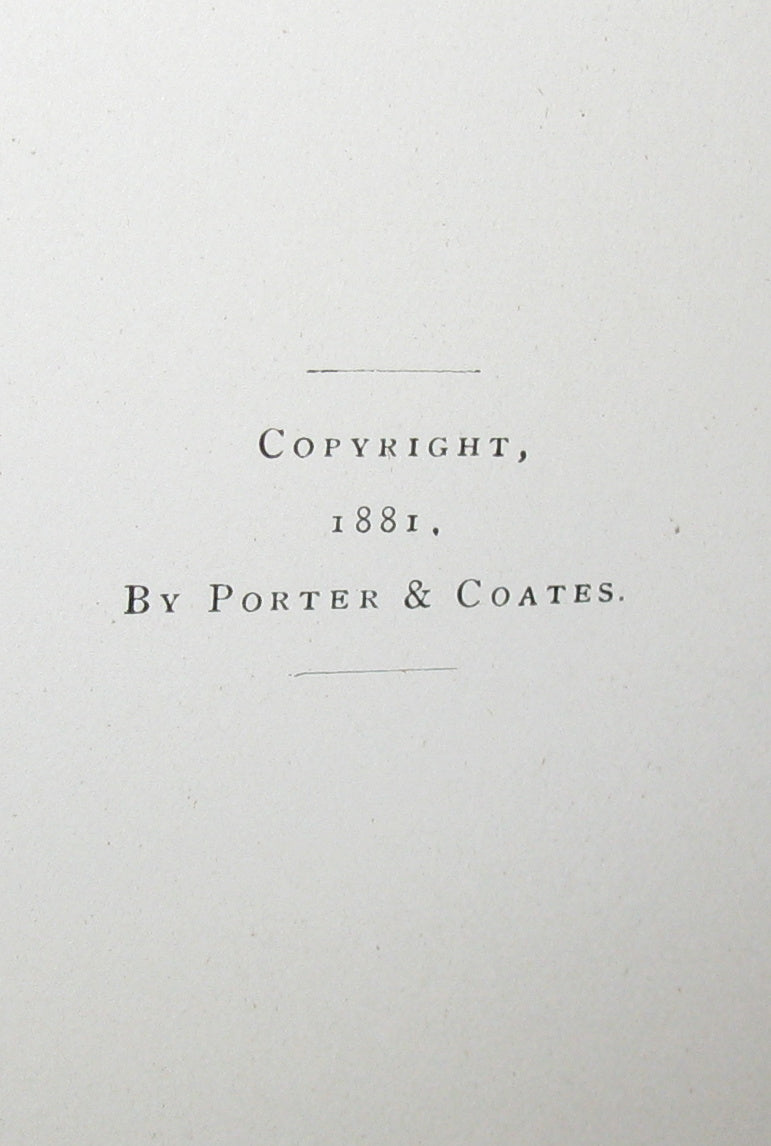 1881 Rare Victorian Book - The Bells by Edgar Allan POE (Illustrated)