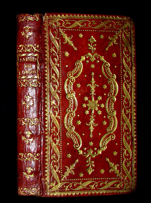 1787 Scarce Portuguese Book in a beautiful BINDERY WORK - Jardim Doloroso - Garden of Pain