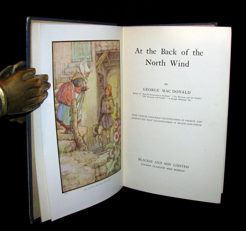 1911 Rare Edition - AT THE BACK OF THE NORTH WIND by George MacDonald