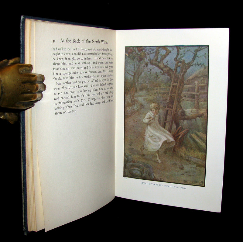 1911 Rare Edition - AT THE BACK OF THE NORTH WIND by George MacDonald