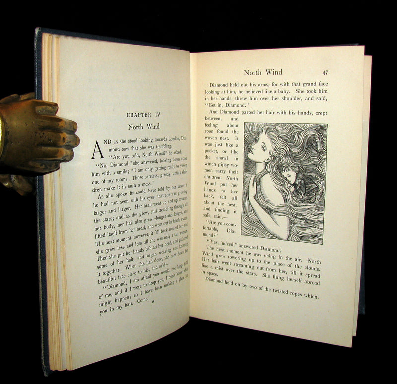 1911 Rare Edition - AT THE BACK OF THE NORTH WIND by George MacDonald