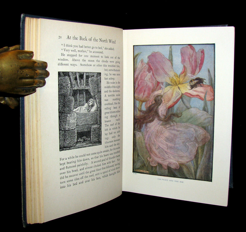 1911 Rare Edition - AT THE BACK OF THE NORTH WIND by George MacDonald