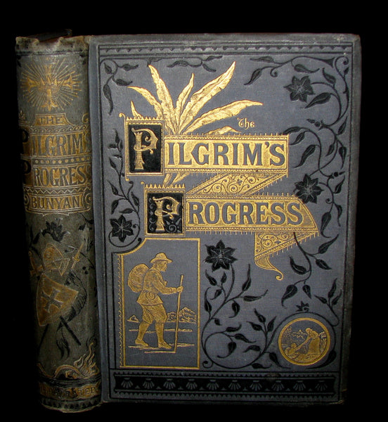 1879 Rare Victorian Book - The Pilgrim's Progress illustrated by John Dawson Watson