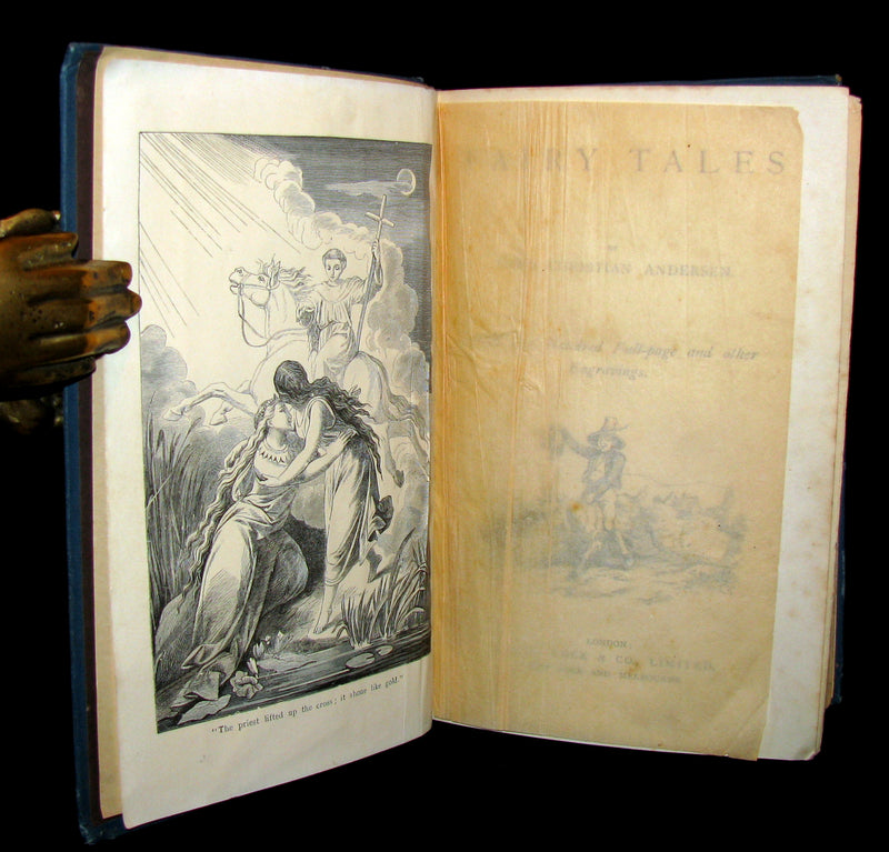 1890 Rare Victorian Book -  Hans Christian Andersen's FAIRY TALES illustrated