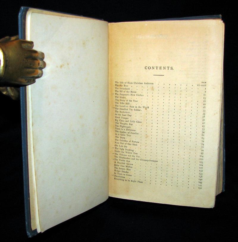 1890 Rare Victorian Book -  Hans Christian Andersen's FAIRY TALES illustrated