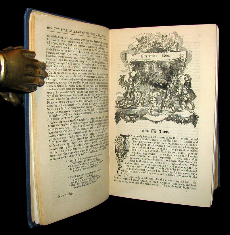 1890 Rare Victorian Book -  Hans Christian Andersen's FAIRY TALES illustrated