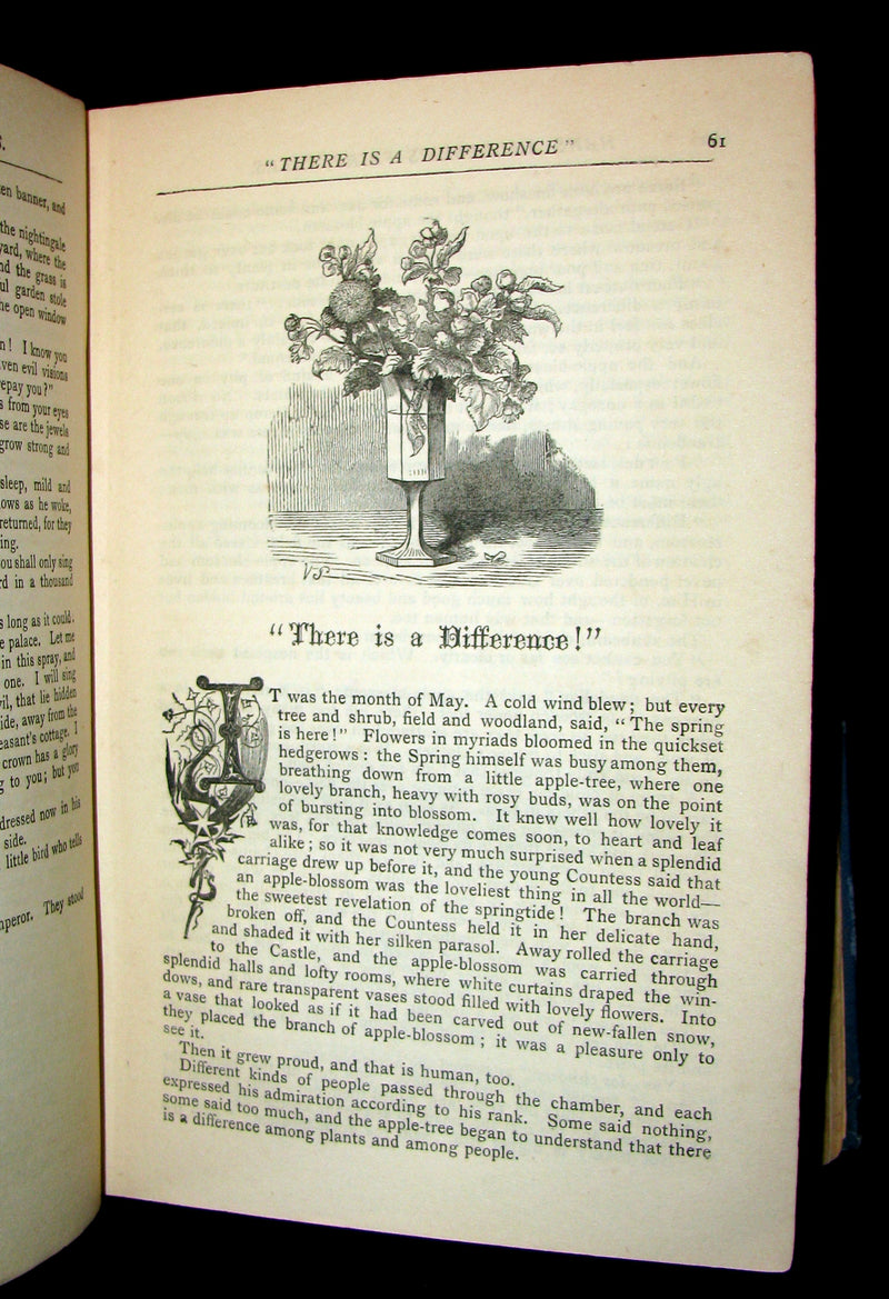 1890 Rare Victorian Book -  Hans Christian Andersen's FAIRY TALES illustrated