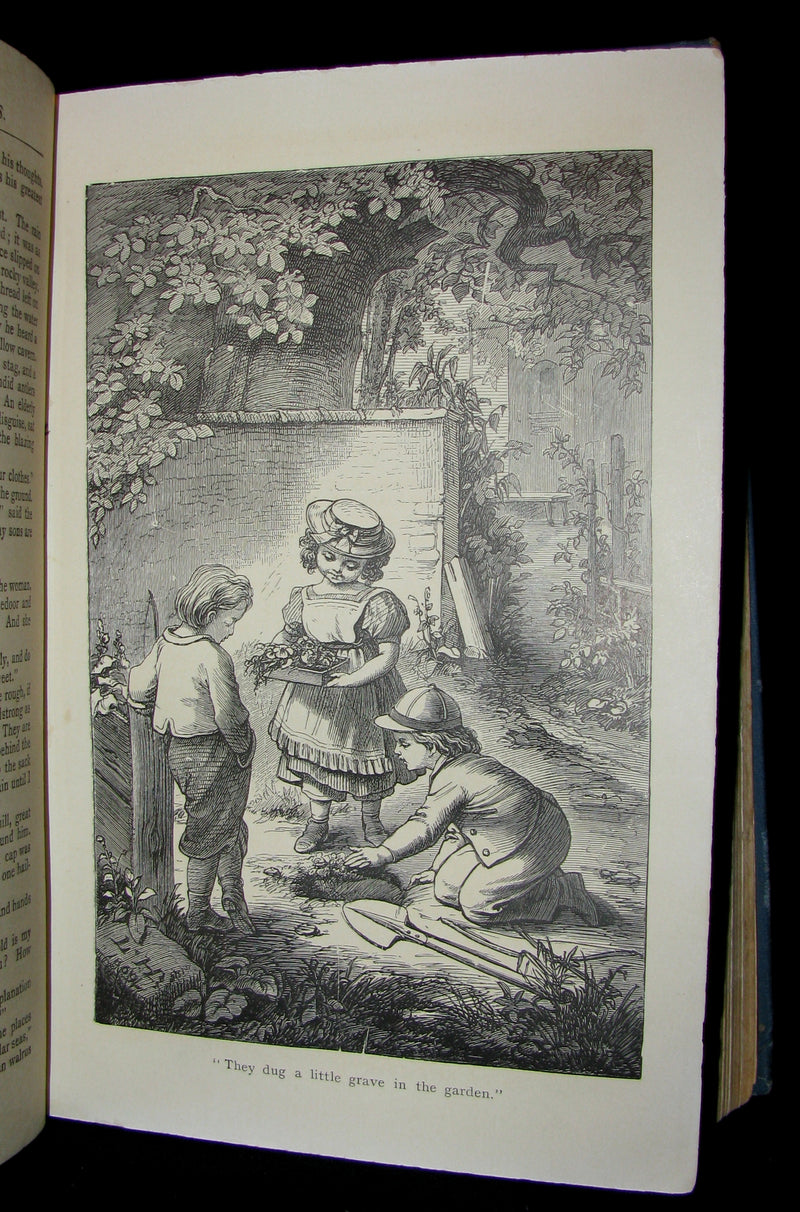 1890 Rare Victorian Book -  Hans Christian Andersen's FAIRY TALES illustrated