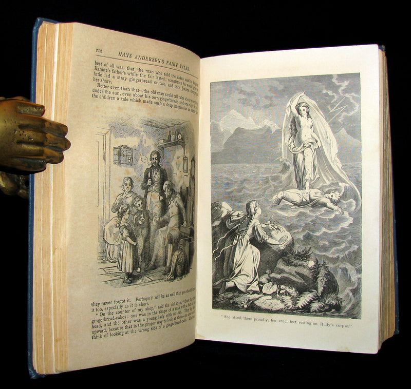 1890 Rare Victorian Book -  Hans Christian Andersen's FAIRY TALES illustrated