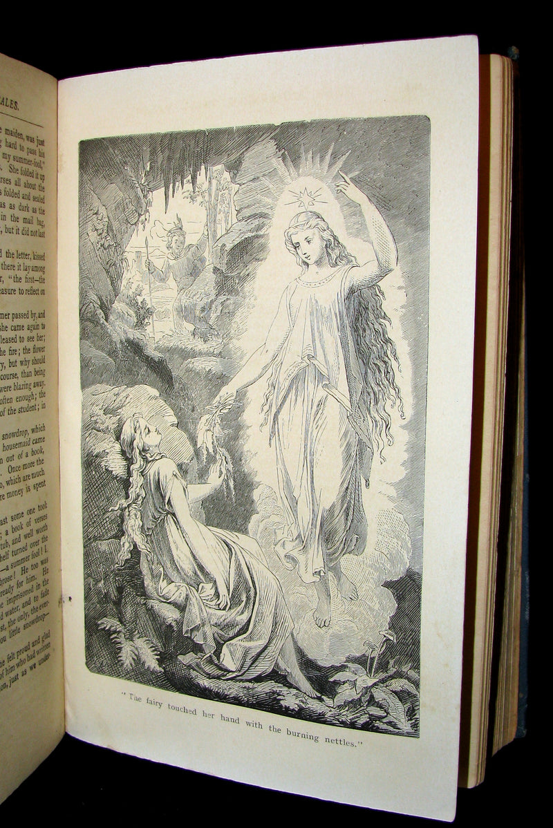 1890 Rare Victorian Book -  Hans Christian Andersen's FAIRY TALES illustrated