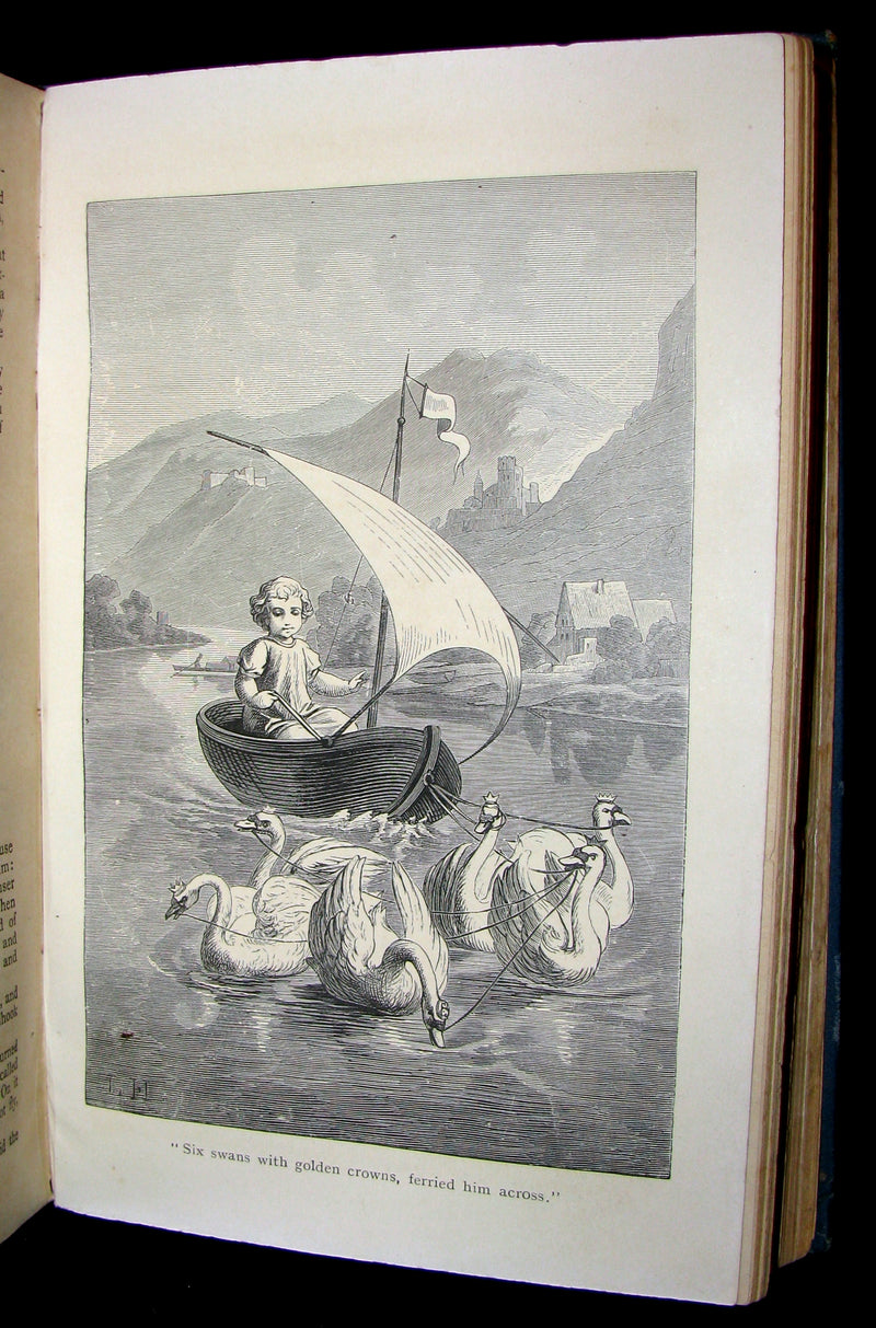 1890 Rare Victorian Book -  Hans Christian Andersen's FAIRY TALES illustrated