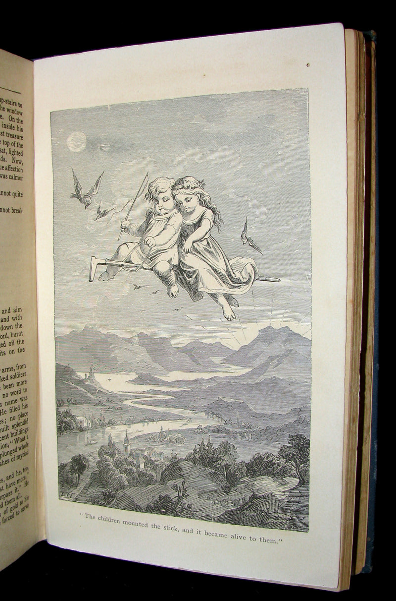 1890 Rare Victorian Book -  Hans Christian Andersen's FAIRY TALES illustrated