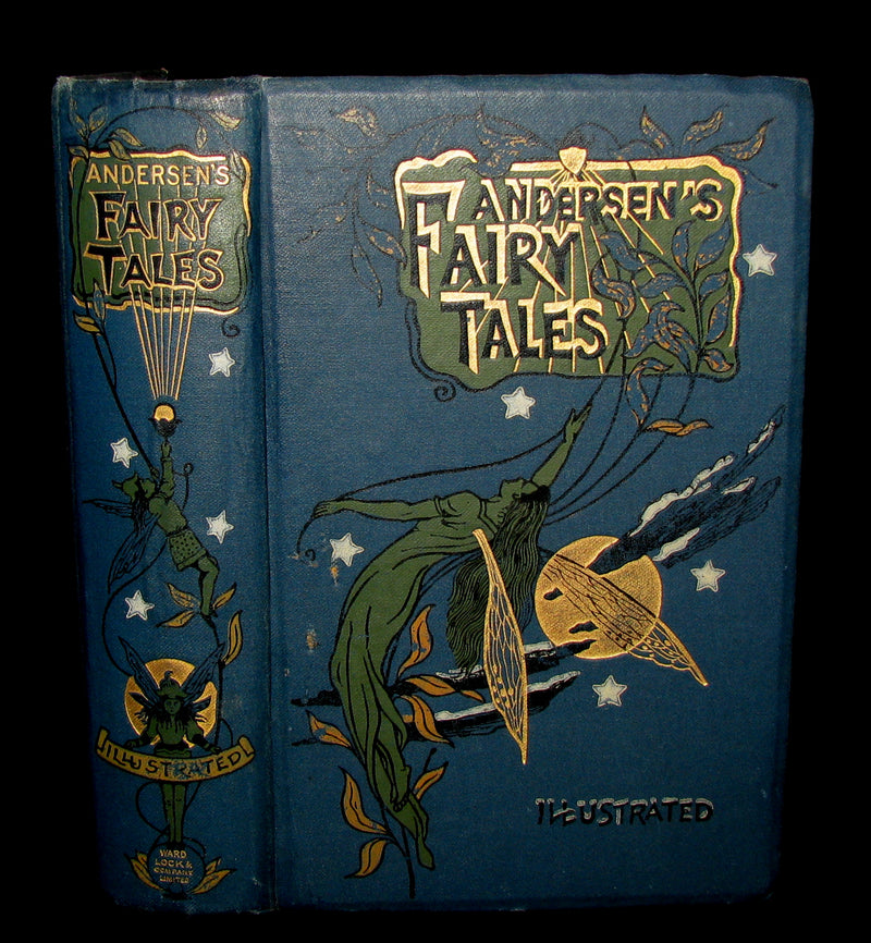 1890 Rare Victorian Book -  Hans Christian Andersen's FAIRY TALES illustrated