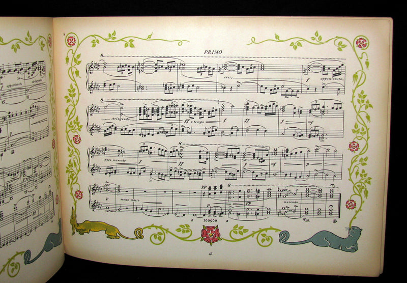 1900 Scarce First Edition - Percy Pitt's score for CINDERELLA illustrated by Nelia Casella