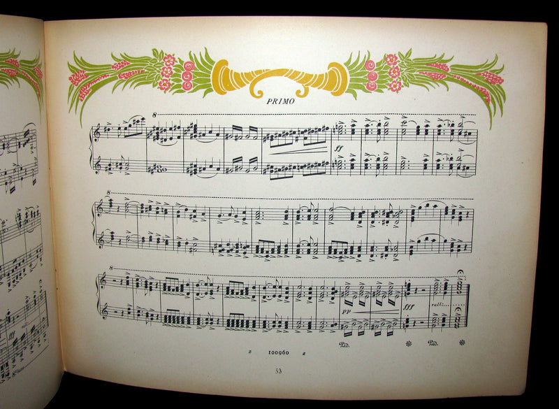 1900 Scarce First Edition - Percy Pitt's score for CINDERELLA illustrated by Nelia Casella