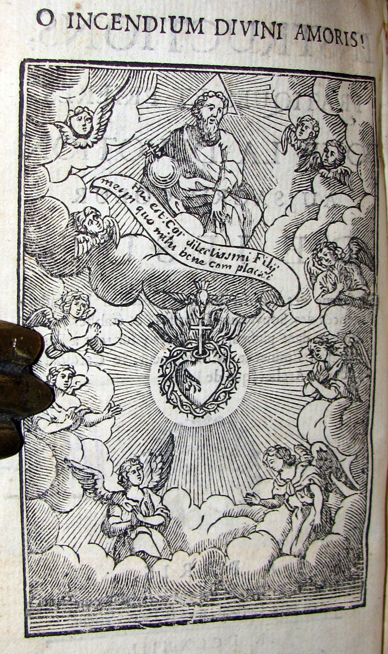 1723 Scarce French Book -  Instructions for the devotion to the Sacred Heart of Jesus