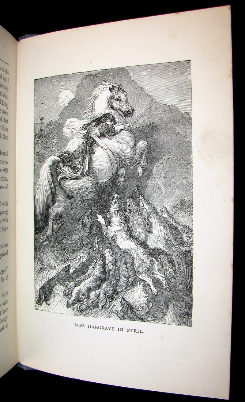 1881 Scarce Victorian Book - Adventures in the Far West by W. H. G. Kingston