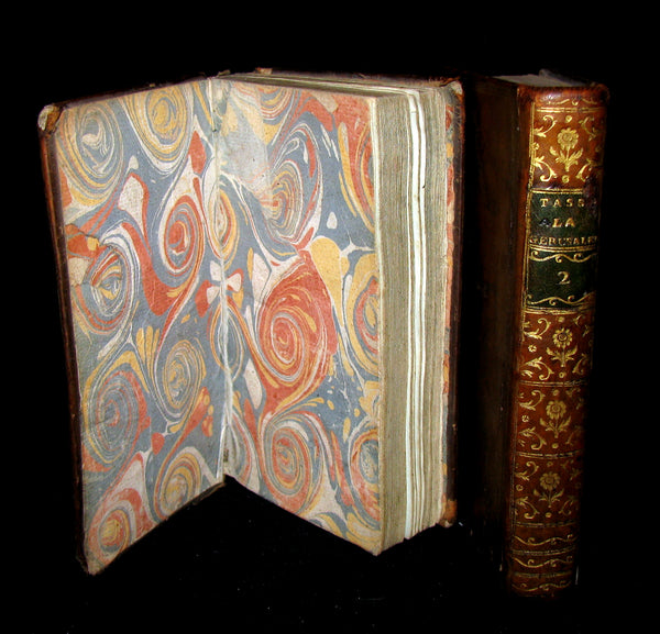 1783 Rare Italian Book set - Jerusalem Delivered - La Gerusalemme Liberata by Torquato Tasso.