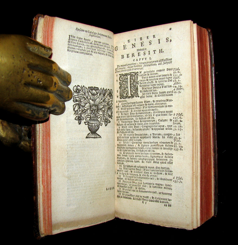 1679 Rare Latin Bible Book set - BIBLIA SACRA - Vulgate Editionis