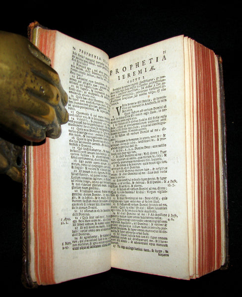 1679 Rare Latin Bible Book set - BIBLIA SACRA - Vulgate Editionis