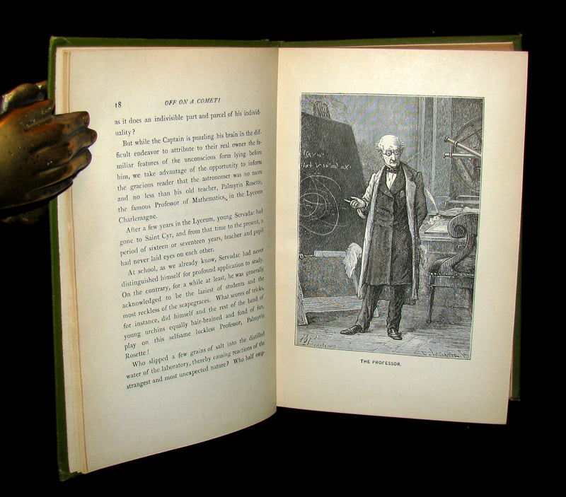 1890 Rare Book - Jules Verne, Off on a Comet! A Journey through Planetary Space.