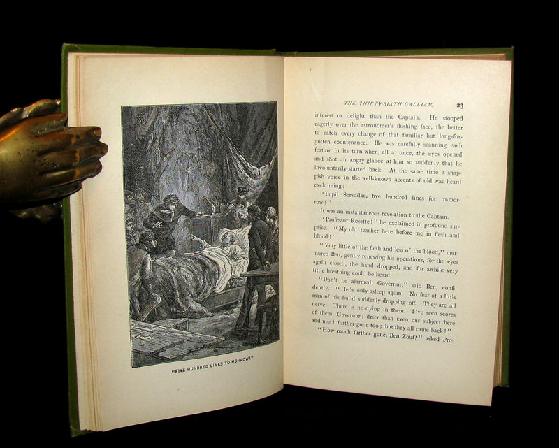 1890 Rare Book - Jules Verne, Off on a Comet! A Journey through Planetary Space.