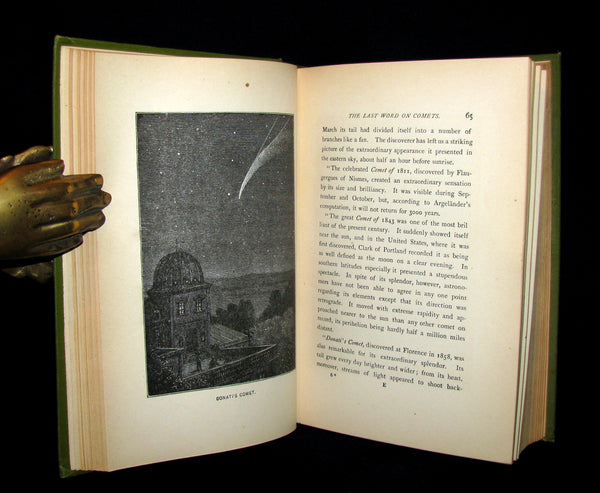 1890 Rare Book - JULES VERNE - OFF ON A COMET! A Journey through Planetary Space.