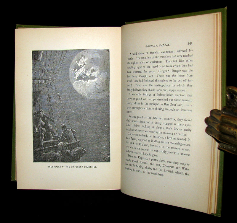 1890 Rare Book - Jules Verne, Off on a Comet! A Journey through Planetary Space.