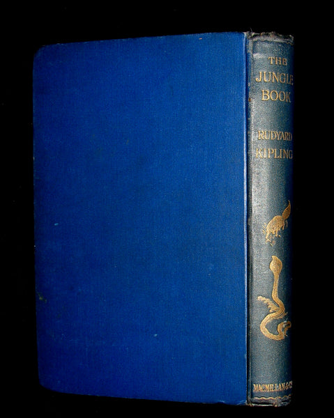 1896 Rare Book - The Jungle Book by Rudyard Kipling -  First Edition, 5th Printing