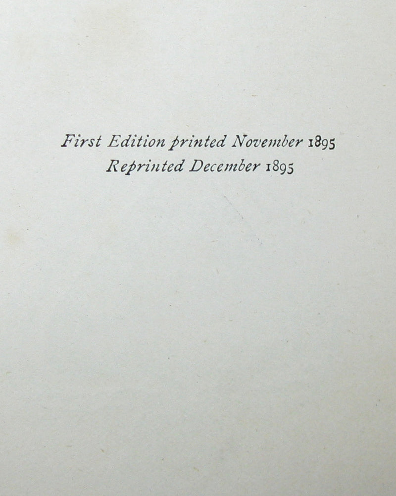 1895 Rare Book - The Second Jungle Book by Rudyard Kipling- First Edition, 2nd Printing.