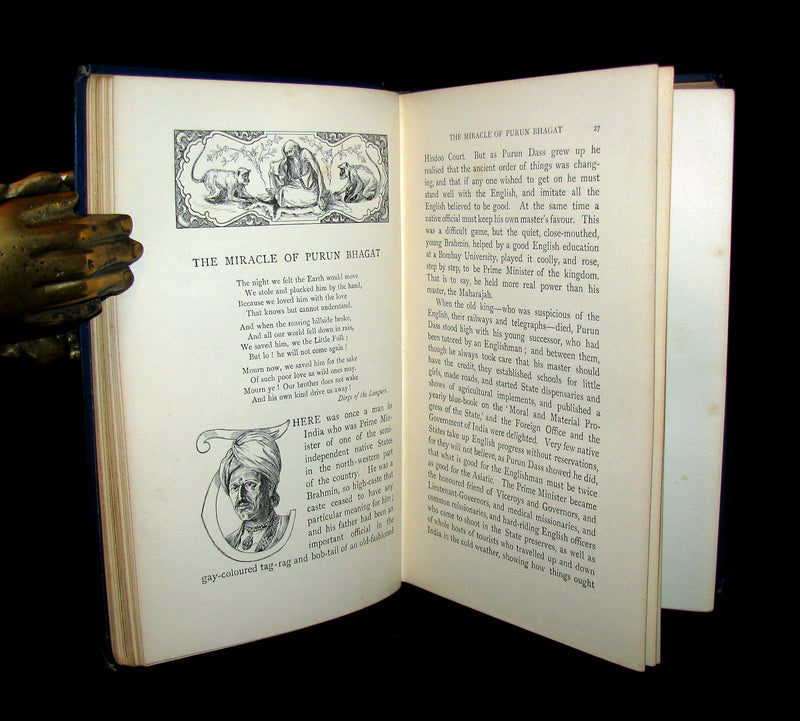 1895 Rare Book - The Second Jungle Book by Rudyard Kipling- First Edition, 2nd Printing.