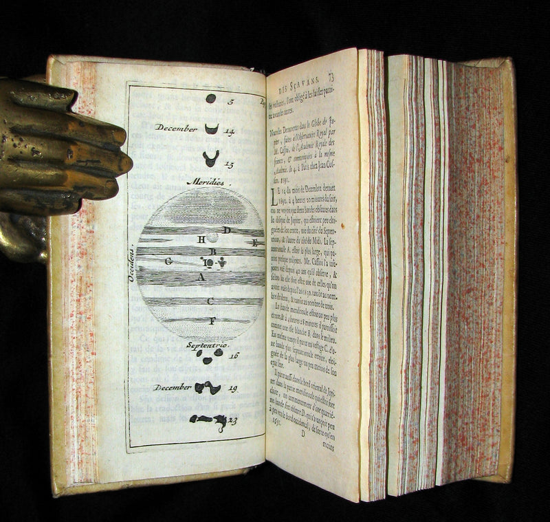 1692 Rare French Book - Scientists' Journal for year 1691 - Including Discoveries in Jupiter